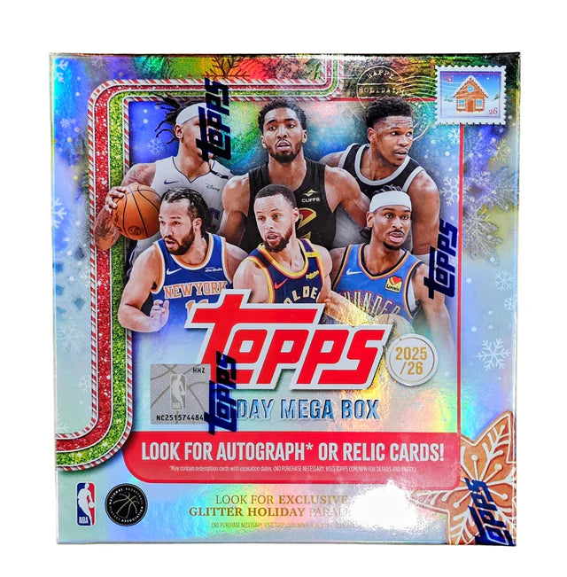TOPPS - 2025/26 Topps Holiday Basketball Mega Box