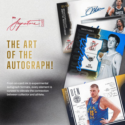 TOPPS - Signatures class NBA 2026 - Mega Box