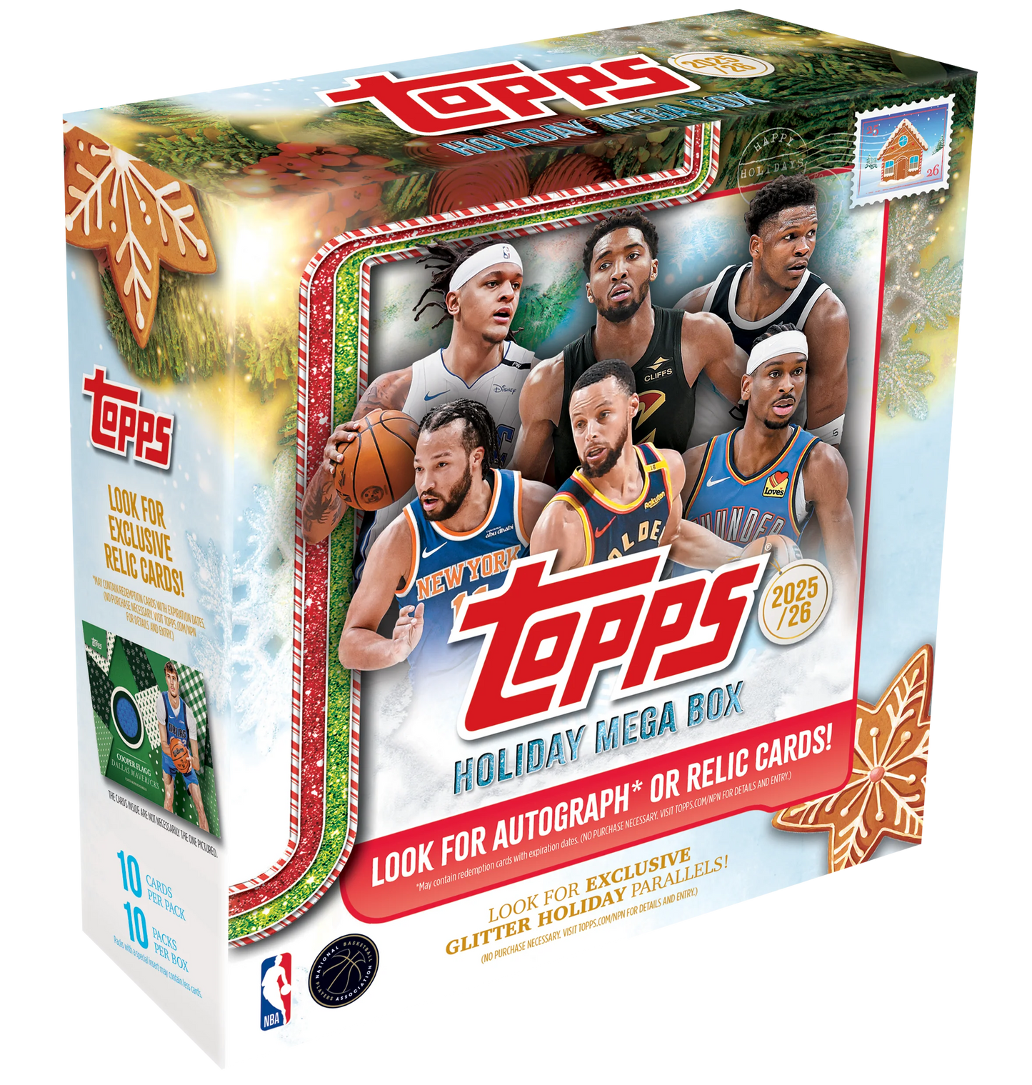 TOPPS - 2025/26 Topps Holiday Basketball Mega Box