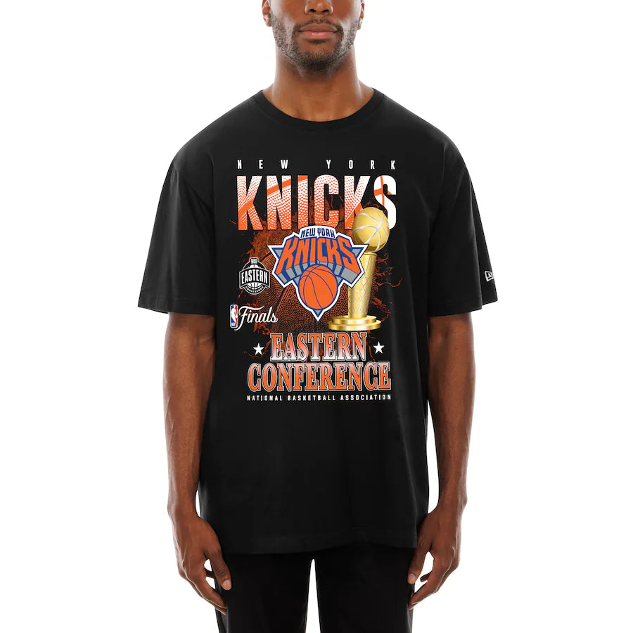 New Era - T-shirt New York Knicks Finales Conférence Est 2025 - Noir
