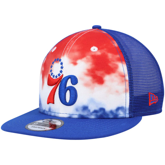 NEW ERA – Casquette Philadelphia 76ers Hazy Trucker 9FIFTY Snapback Royal