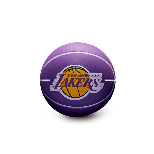 WILSON – Mini Ballon NBA Dribbler Los Angeles Lakers Violet