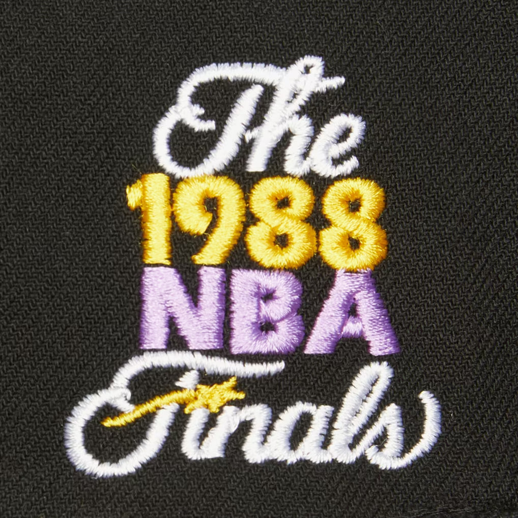 MITCHELL & NESS - Casquette Los Angeles Lakers Champions Era Hardwood Classics - Snapback Noire