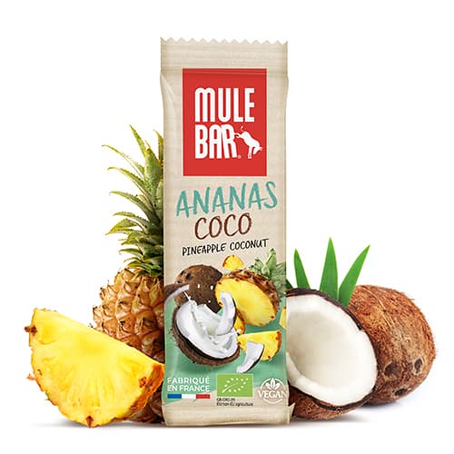 MULEBAR – Barre Énergétique Bio & Vegan 40g Ananas Coco & Baies de Goji