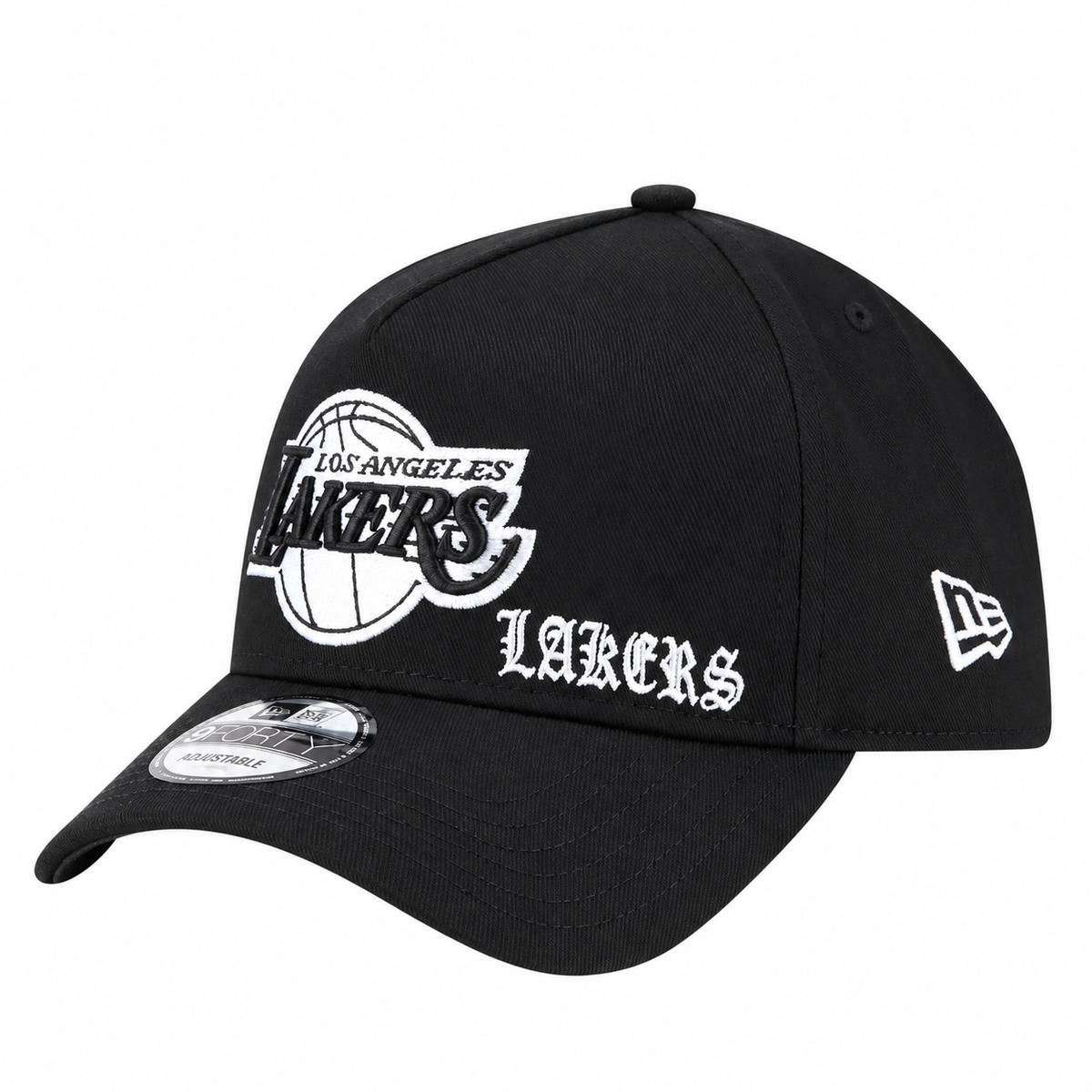 NEW ERA - Casquette Los Angeles Lakers 9FORTY Gothic Flawless Noire