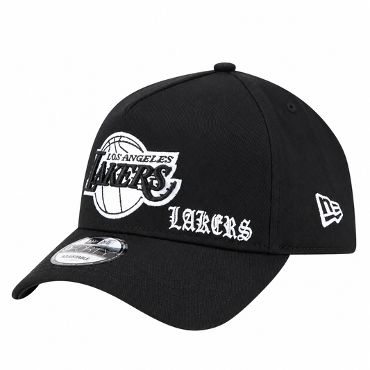 NEW ERA - Casquette Los Angeles Lakers 9FORTY Gothic Flawless Noire