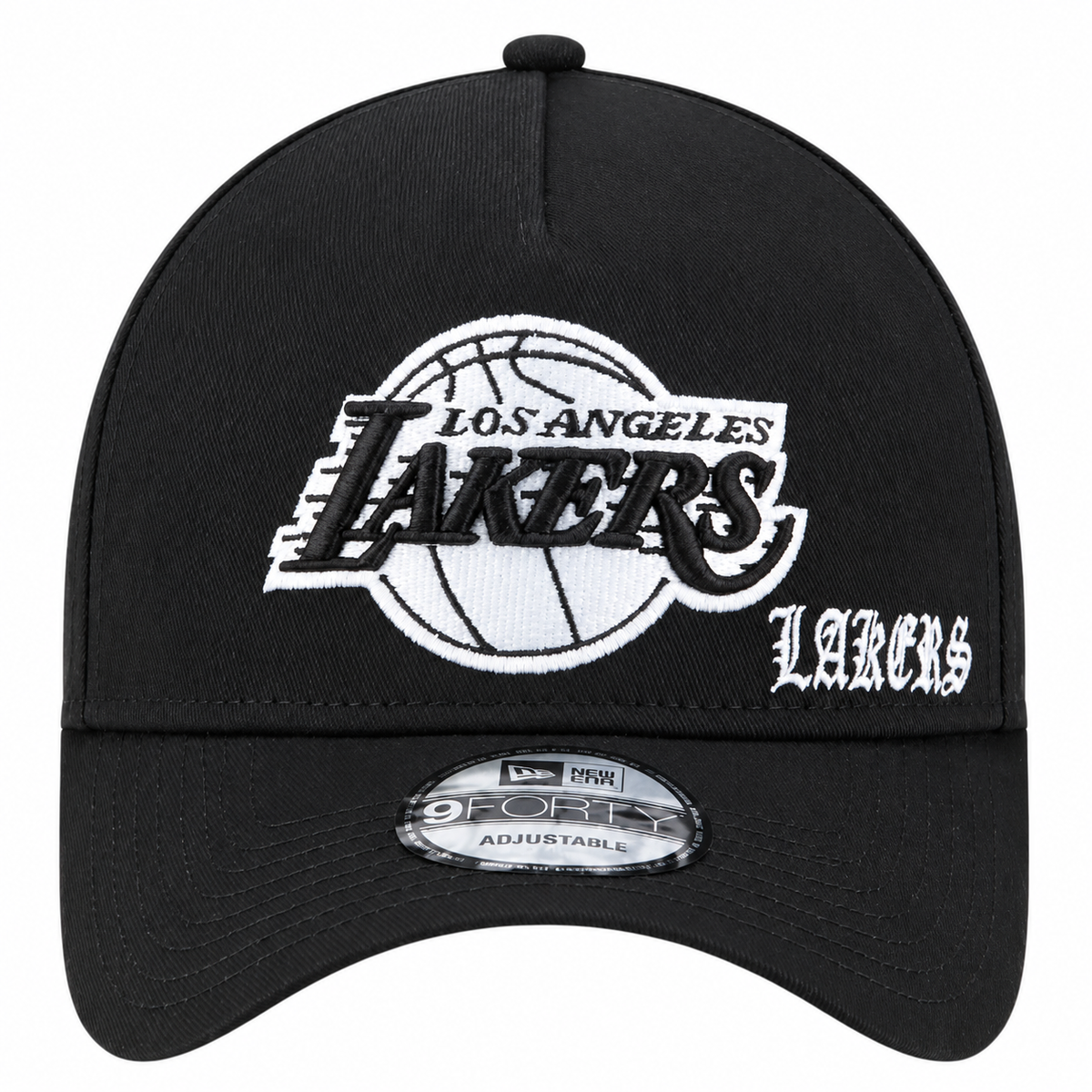NEW ERA - Casquette Los Angeles Lakers 9FORTY Gothic Flawless Noire
