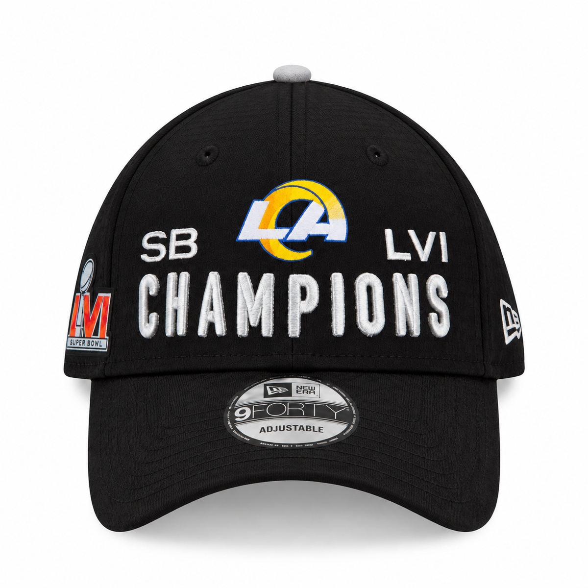 NEW ERA - Casquette Los Angeles Rams Super Bowl LVI Champions 9FORTY Noire