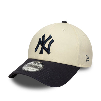 NEW ERA - Casquette New York Yankees Colour Block Crème 9FORTY - 60595215