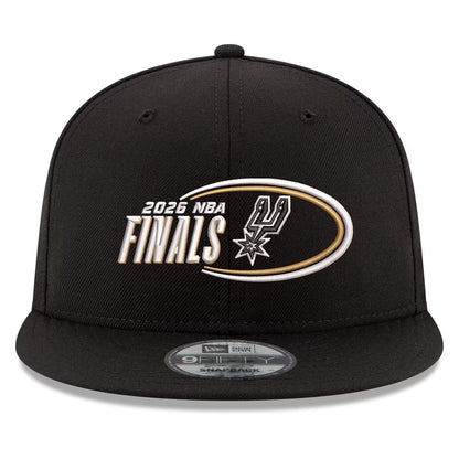 NEW ERA – Casquette San Antonio Spurs 2026 NBA Finals 9FIFTY Snapback – Noire