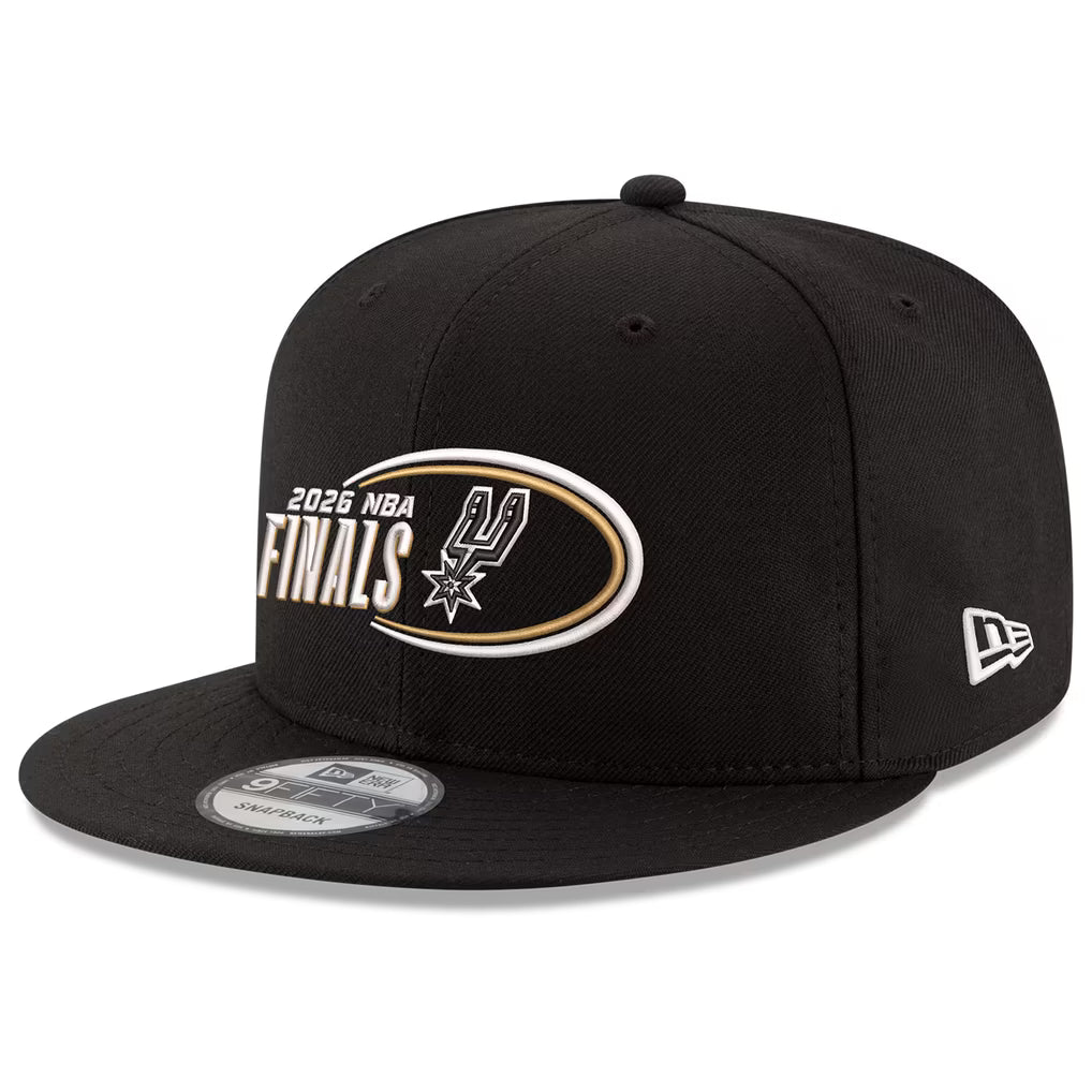 NEW ERA – Casquette San Antonio Spurs 2026 NBA Finals 9FIFTY Snapback – Noire