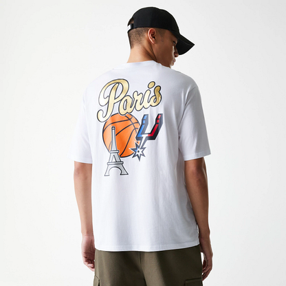 NEW ERA - Tee Shirt NBA Paris Games San Antonio Spurs – 60653047