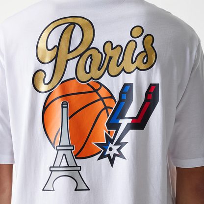 NEW ERA - Tee Shirt NBA Paris Games San Antonio Spurs – 60653047