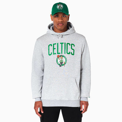 NEW ERA – Sweat à Capuche Boston Celtics NBA Gris – Référence 60505438