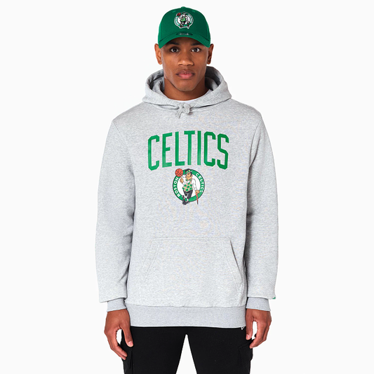 NEW ERA – Sweat à Capuche Boston Celtics NBA Gris – Référence 60505438