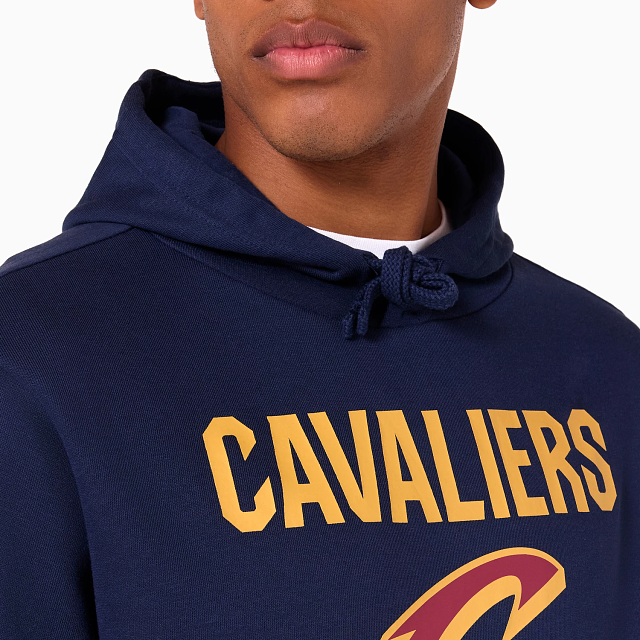 NEW ERA – Sweat à Capuche Cleveland Cavaliers NBA Bleu Marine – Référence 60505450