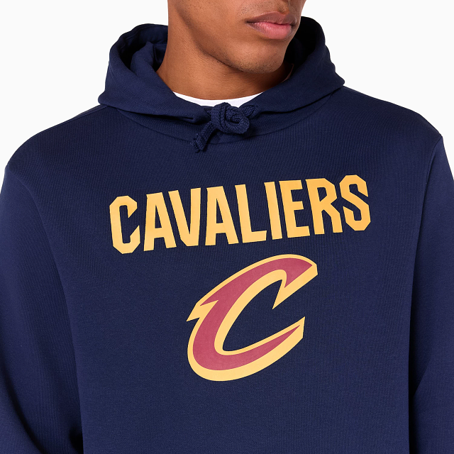 NEW ERA – Sweat à Capuche Cleveland Cavaliers NBA Bleu Marine – Référence 60505450