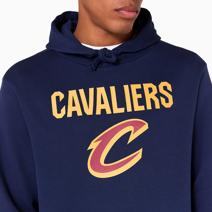 NEW ERA – Sweat à Capuche Cleveland Cavaliers NBA Bleu Marine – Référence 60505450