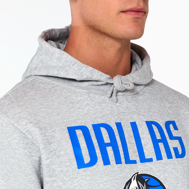 NEW ERA – Sweat à Capuche Dallas Mavericks NBA Gris – Référence 60505432