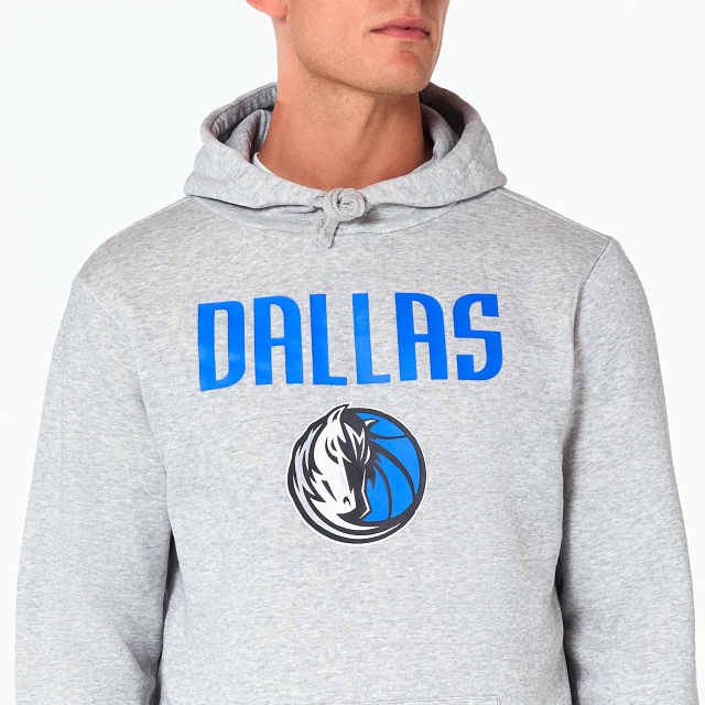 NEW ERA – Sweat à Capuche Dallas Mavericks NBA Gris – Référence 60505432