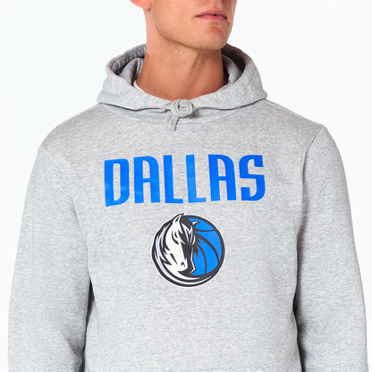 NEW ERA – Sweat à Capuche Dallas Mavericks NBA Gris – Référence 60505432