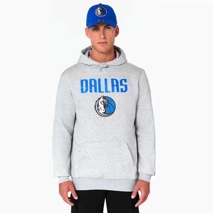 NEW ERA – Sweat à Capuche Dallas Mavericks NBA Gris – Référence 60505432