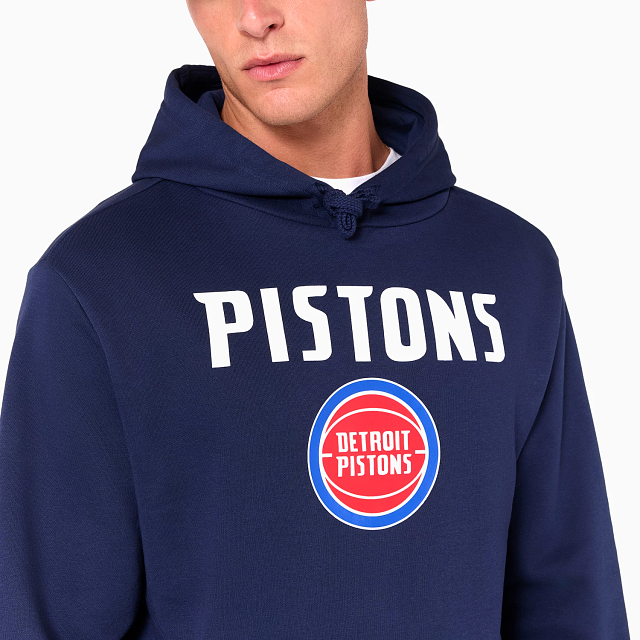 NEW ERA – Sweat à Capuche Detroit Pistons NBA Bleu Marine – Référence 60505428