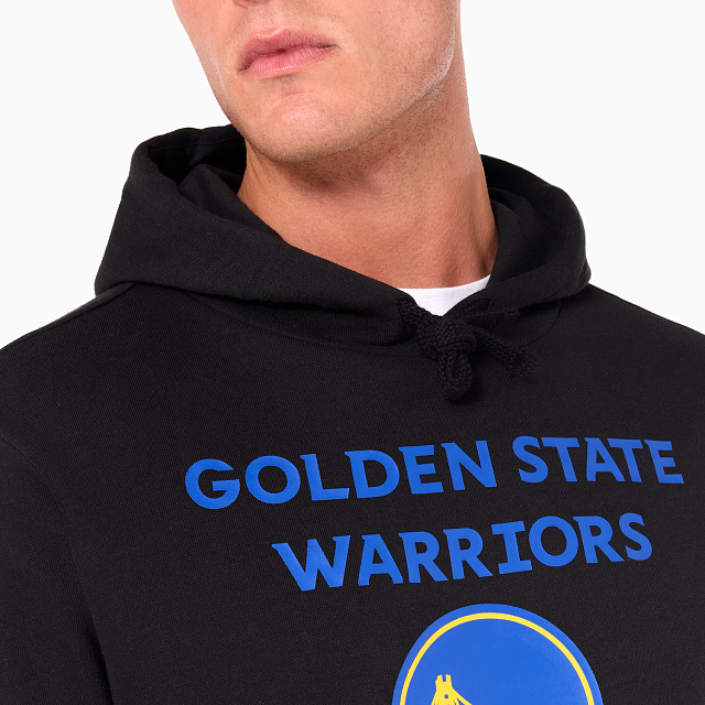 NEW ERA – Sweat à Capuche Golden State Warriors NBA Noir – Référence 60505435