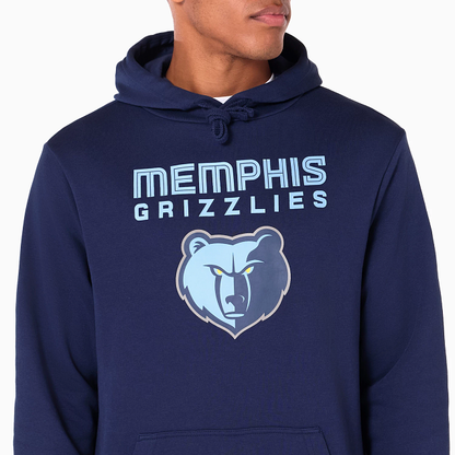 NEW ERA – Sweat à Capuche Memphis Grizzlies NBA Bleu Marine – Référence 60505436