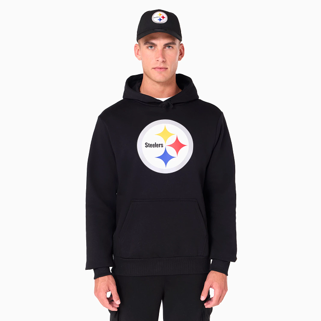 NEW ERA – Sweat à Capuche Pittsburgh Steelers NFL Noir – Référence 60504521