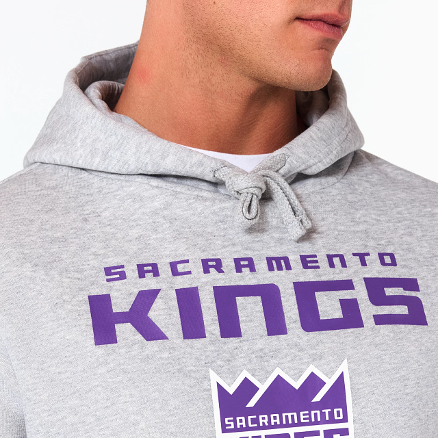 NEW ERA – Sweat à Capuche Sacramento Kings NBA Gris – Référence 60505439