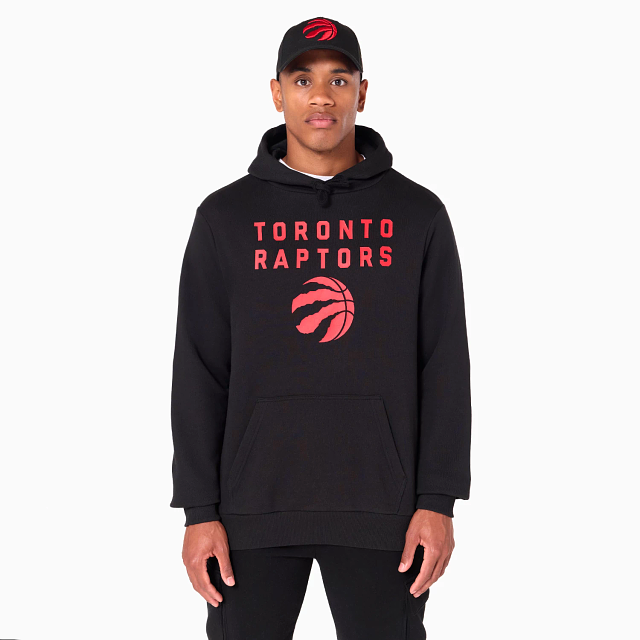 NEW ERA – Sweat à Capuche Toronto Raptors NBA Noir – Référence 60505446
