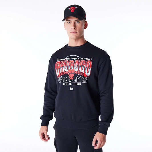 New Era - Sweat-Shirt à Col Rond Chicago Bulls NBA Tech 60565014