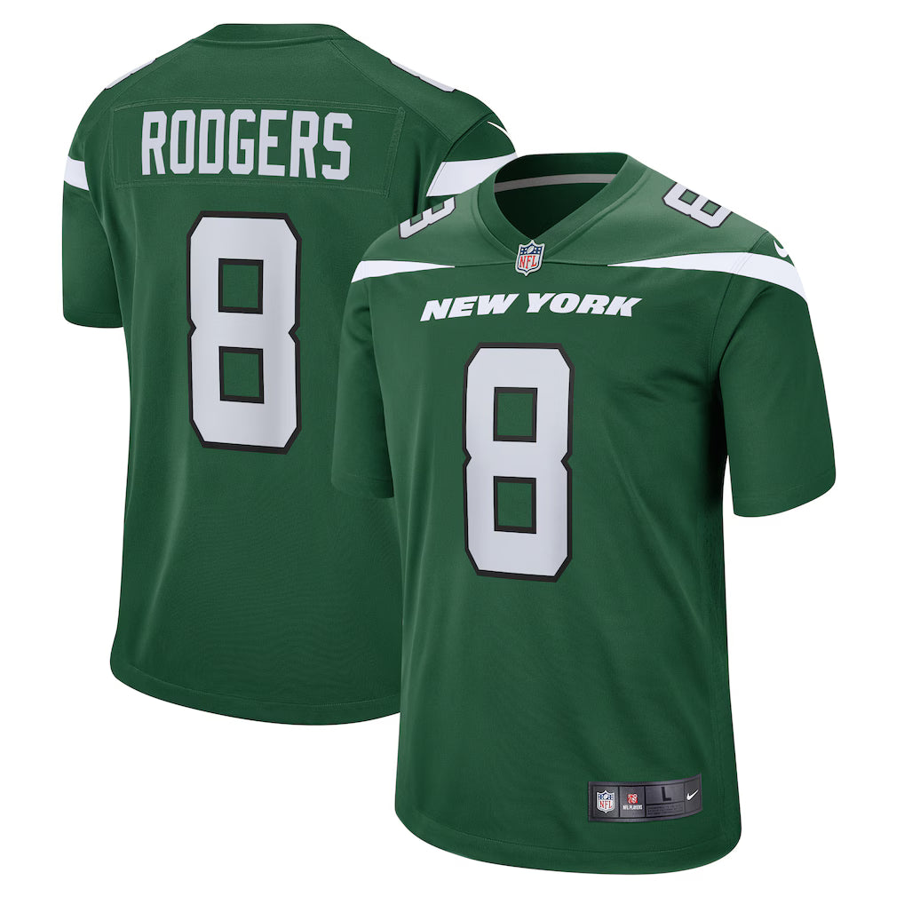 NIKE - Maillot Aaron Rodgers New York Jets NFL Gotham Green – 200040392