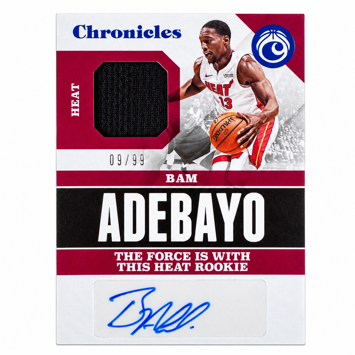 PANINI - Auto Patch Bam Adebayo Rookie /99 – Miami Heat