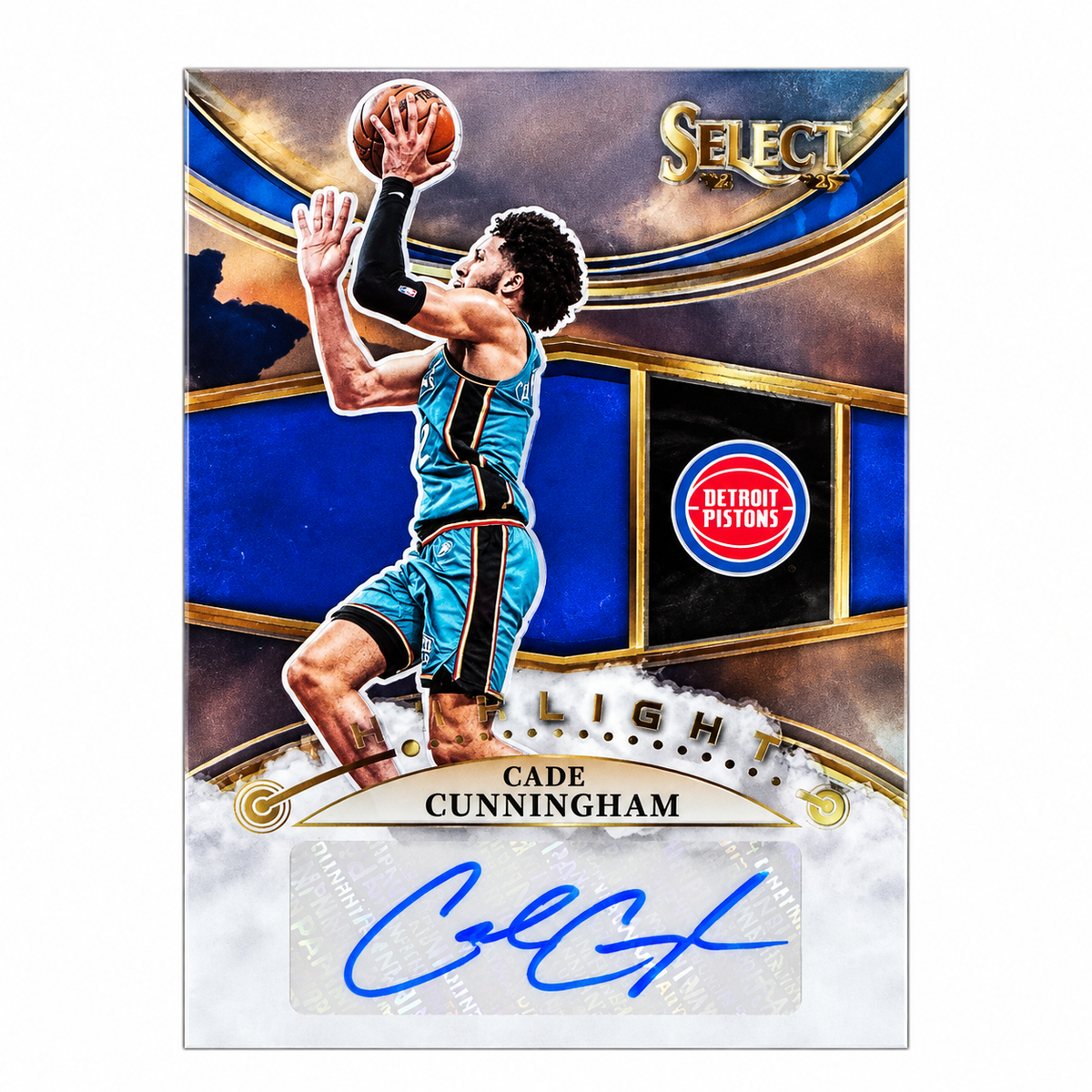 PANINI – Autographe Cade Cunningham /49  Prizm 2022-2023