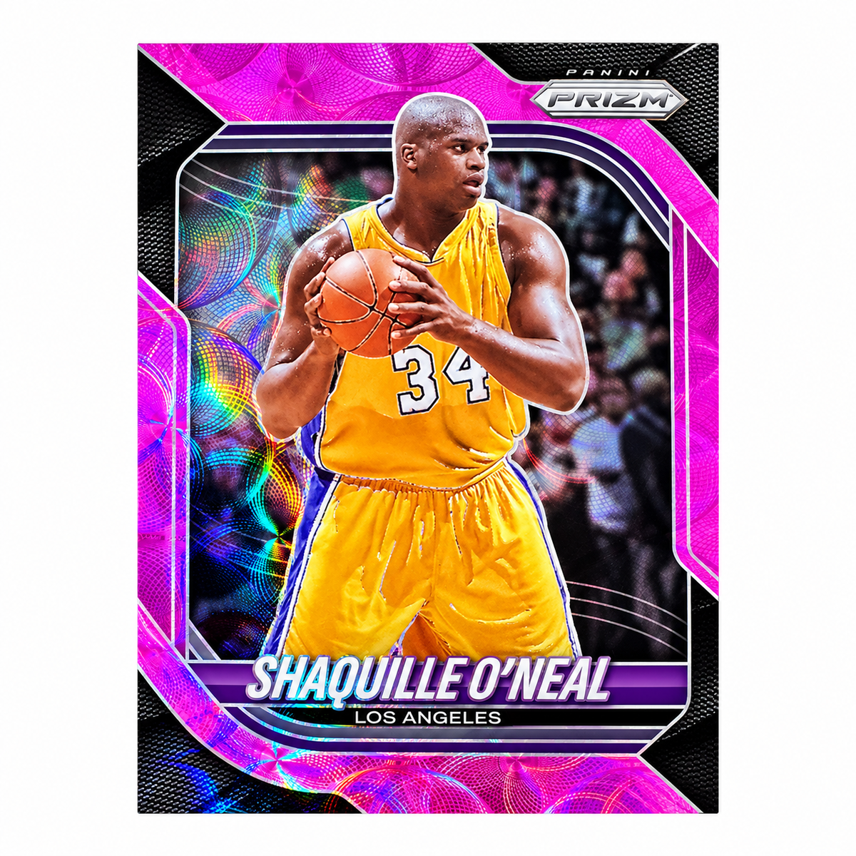 PANINI - Carte Shaquille O’Neal Pink Pulsar /125 – Prizm 2025-26 – Los Angeles Lakers