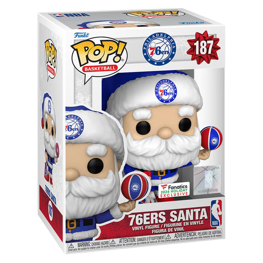 FUNKO POP - Philadelphia 76ers Santa Noël 2024 - N°187