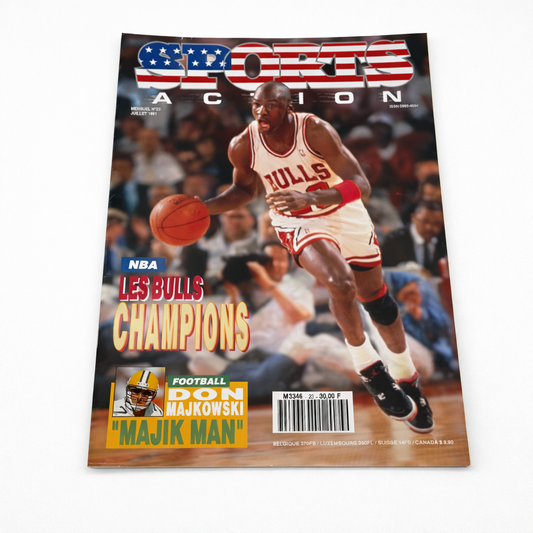 SPORTS ACTION – Magazine Michael Jordan Bulls Champions 1991
