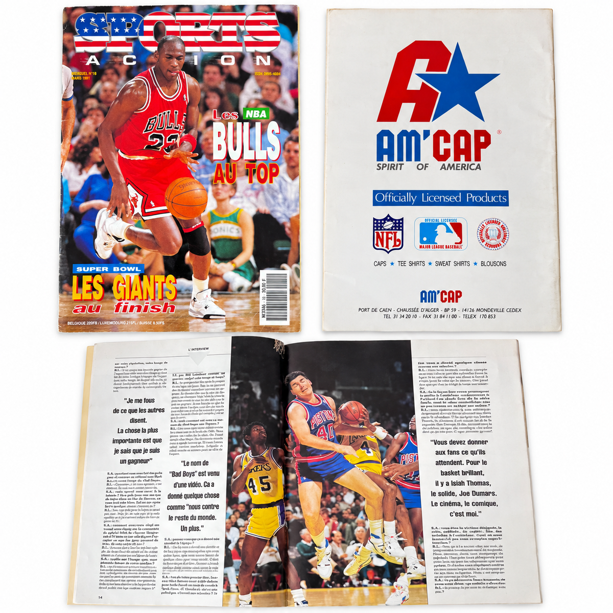 SPORTS ACTION - N°18 – Michael Jordan – Les Bulls au Top – Mars 1991