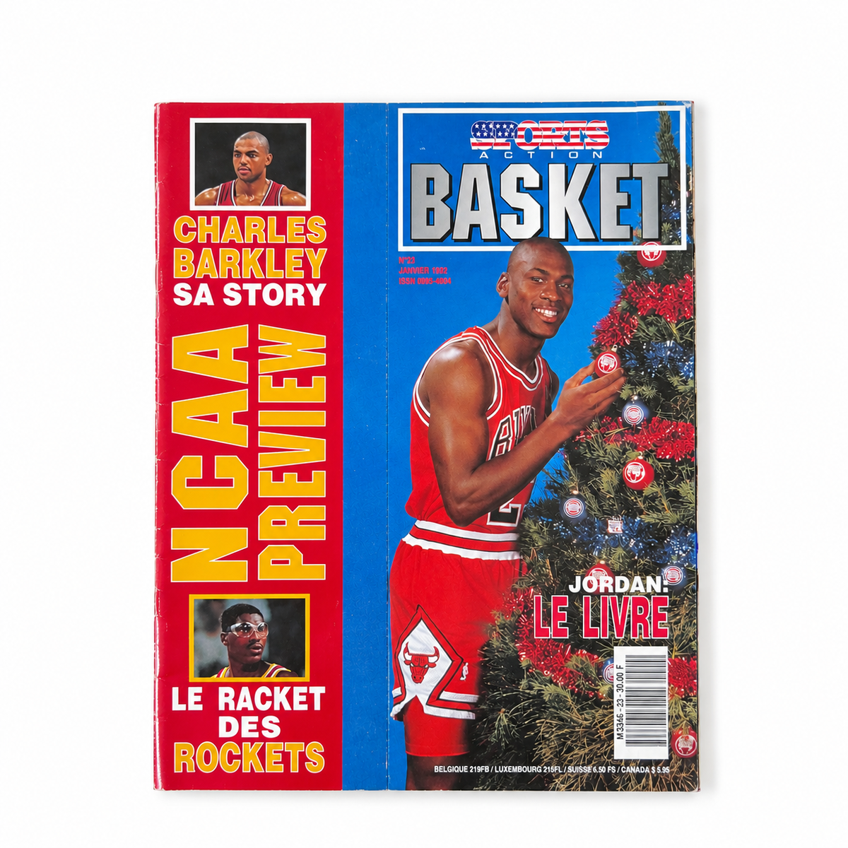 SPORTS ACTION - N°29 – Michael Jordan - Le Livre –  Christmas - Janvier 1992