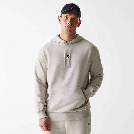 NEW ERA – Sweat à Capuche Oversize New York Yankees MLB Crème – Réf. 60675753