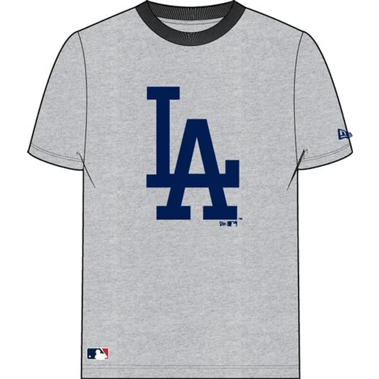 NEW ERA – T-shirt Regular LA Dodgers MLB Gris – 60590467