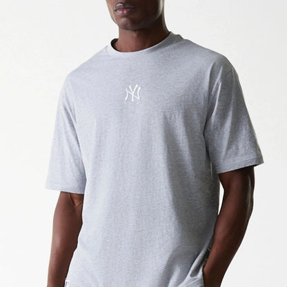 NEW ERA – T-shirt Oversize New York Yankees MLB Gris – 60675750