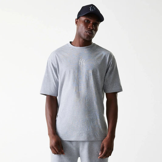 NEW ERA – T-shirt Oversize New York Yankees MLB Gris – 60675750