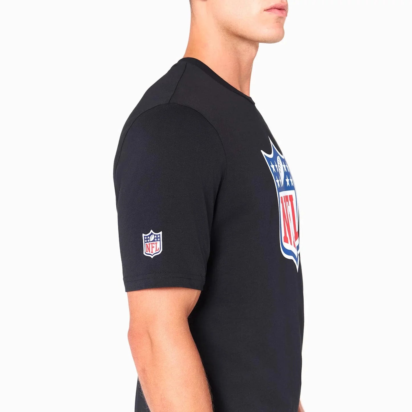 NEW ERA - Tee-Shirt Noir NFL Shield Logo - 60504495