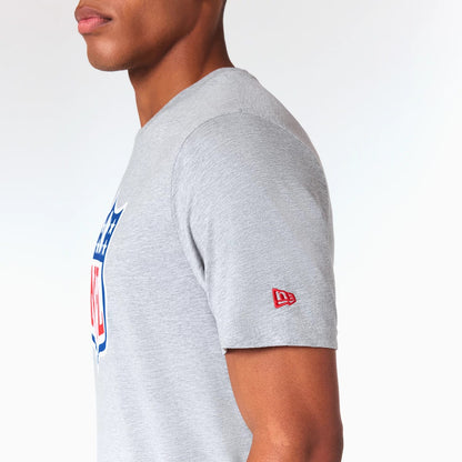 NEW ERA - Tee-Shirt Gris NFL Shield Logo - 60504507
