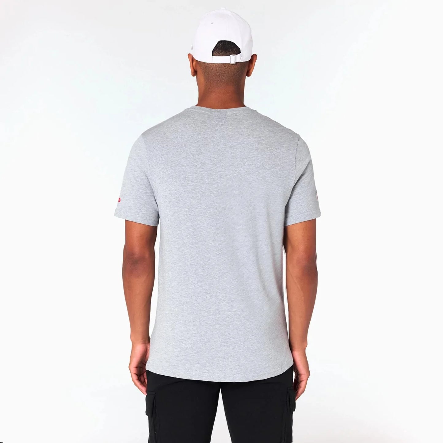 NEW ERA - Tee-Shirt Gris NFL Shield Logo - 60504507