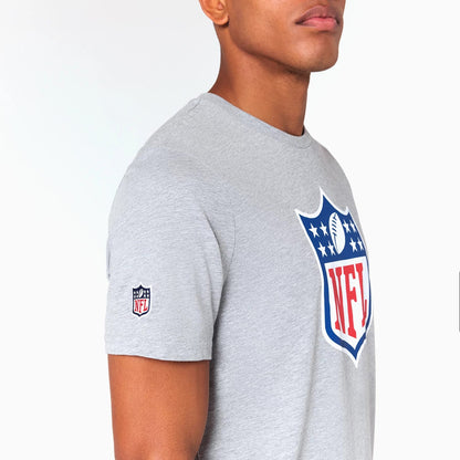NEW ERA - Tee-Shirt Gris NFL Shield Logo - 60504507
