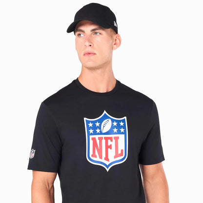NEW ERA - Tee-Shirt Noir NFL Shield Logo - 60504495